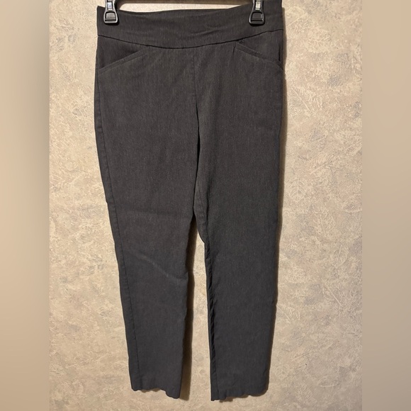 Talbots Petites Pull On Dress Pants Casual 2P Gray - Picture 1 of 5